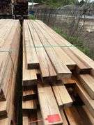 (60) 3 1/2 x 6in - 16-18ft - Overall Dimension Rough Cut Posts