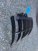 Youert 19in Wide Mini Excavator Rake - Fits 1 -2 Ton