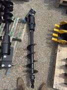 Youert U12- Mini Excavator Auger w/ 8in Bit Fits 1-2 Ton