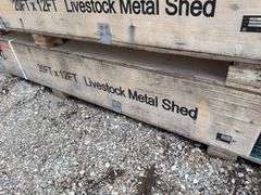 KJ - 20FTx12FT Livestock Metal Shed