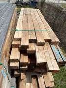 (60) 3 1/2in x 6in - 11-14ft - Overall Dimension Rough Cut Posts