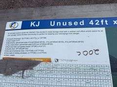 KJ - 42FT x 30FT Metal Storage Shed