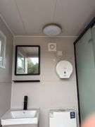 Raytree Skidsteer Mobile Toilet w/ Shower & Sink - 110v with Full Amenities