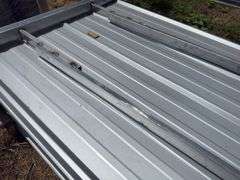 KJ - 10FT Long Galvalume Corrugated Steel Panel