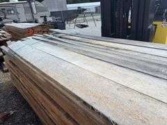 Rough Cut Poplar - Green 2x6 to 2x10 - 8ft - 11ft - Approx 200 Boards