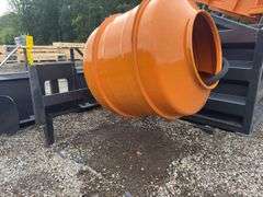 Skidsteer 65gpm Concrete Mixer Roller - 367lbs