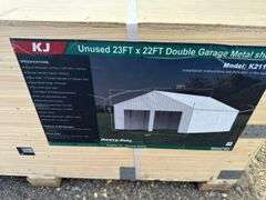 KJ - 23ftx22ft Double Garage Metal shed