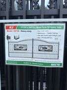 KJ - 7FT(H)x 20FT(L) Metal Farm Driveway Gate