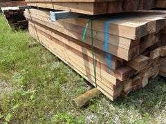 (60) 3 1/2in x 6in - 11-14ft - Overall Dimension Rough Cut Posts