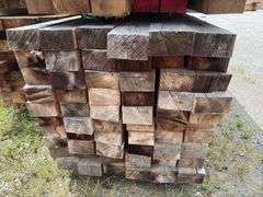(60) 3 1/2in x 6in - 16-17ft - Overall Dimension Rough Cut Posts