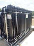 KJ - 10FT x 7FT Powder Coated Steel Site Fence