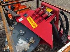 Raytree Skidsteer RTSG30 Transverse Stump Grinder - 28" Wheel with 30 Teeth