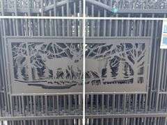 KJ - 7FT(H)x 20FT(L) Metal Farm Driveway Gate