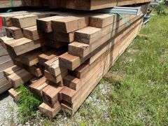 (60) 3 1/2in x 6in - 11-14ft - Overall Dimension Rough Cut Posts