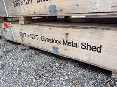 KJ - 20FTx12FT Livestock Metal Shed