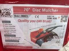 Raytree Skidsteer RMDM70 Disc Mulcher - 60" Disc with 44 Teeth