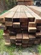 (60) 3 1/2 x 6in - 16-18ft - Overall Dimension Rough Cut Posts