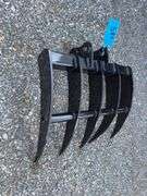 Youert 19in Wide Mini Excavator Rake - Fits 1 -2 Ton