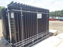 KJ - 10FT x 7FT Powder Coated Steel Site Fence