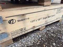KJ - 11FTx19FT All-Steel Carport