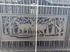 KJ - 7FT(H)x 20FT(L) Metal Farm Driveway Gate