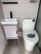 Raytree Skidsteer Mobile Toilet w/ Shower & Sink - 110v with Full Amenities