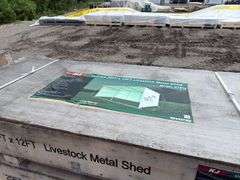 KJ - 20FTx12FT Livestock Metal Shed