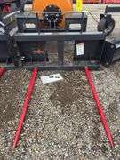 Skidsteer Bale Spear - 2500lb Capacity