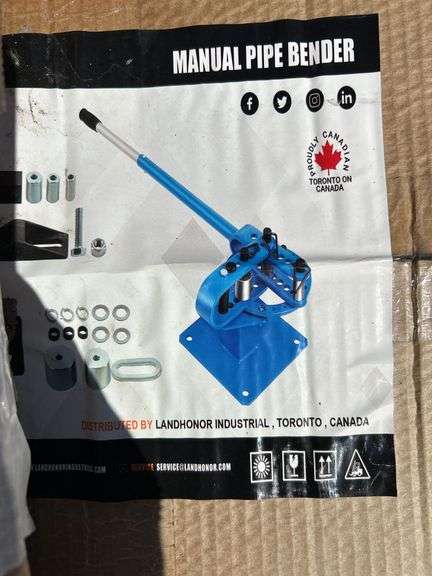 Manual Pipe Bender LHR-YP9 - 1"-3" Dies 44" Handle image