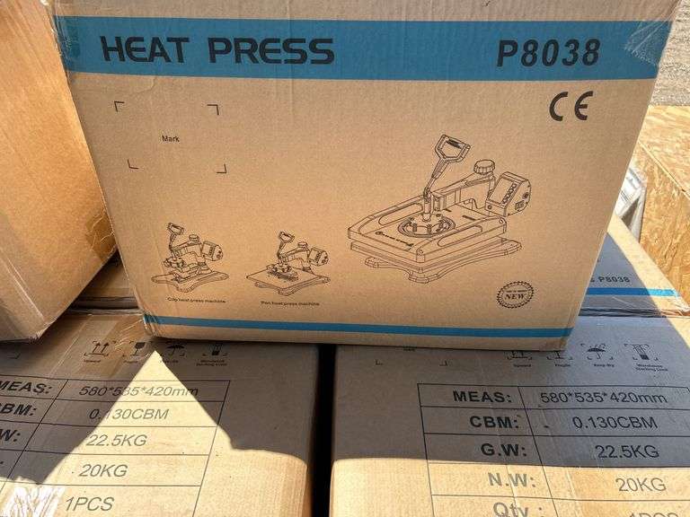 5 in 1 Heat Press Machine LHR-P8038 - 15"x15" Plate 1000W image
