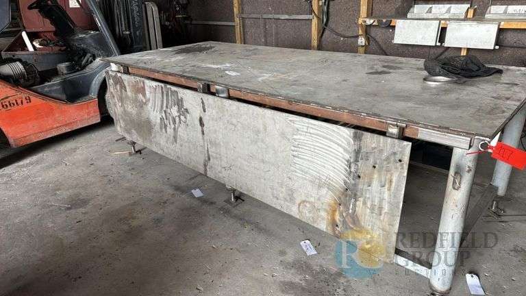 4ft x 10ft Stainless Work Table - HEAVY DUTY! image