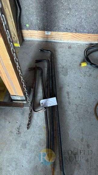 Set of Steel Pry Bars, Various Sizes image