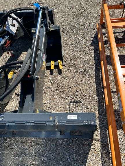 Big Arm Backhoe BH-12-72D for Skidsteer - 72" Dig Depth 18" Bucket image