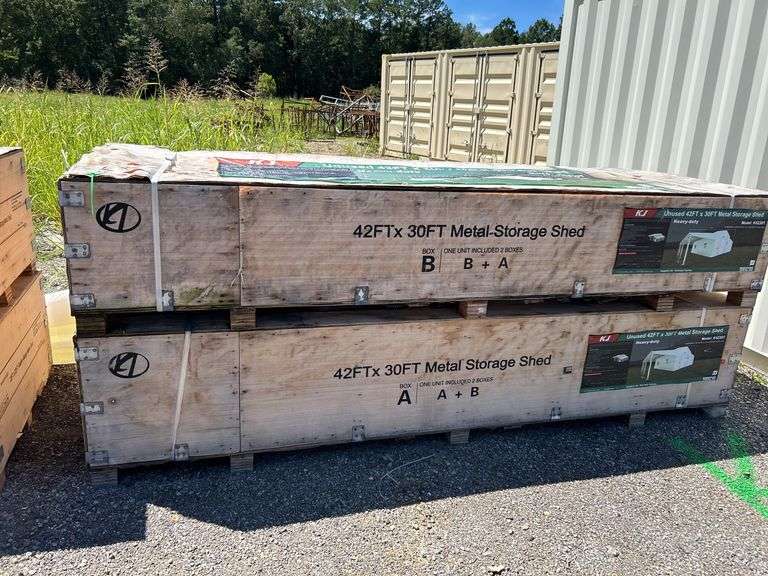 42FT x 30FT Metal Storage Shed image