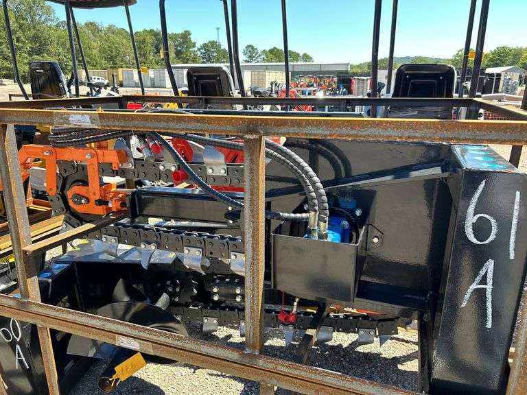 2025 Mower King ECSSCT72 Skid Steer Trencher - 48" Depth, Quick Attach, 74" Width image