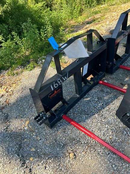 Skid Steer Bale Spear BS-12-2500G - 2 Spear 2500 lbs Capacity image