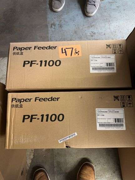 (2)BRAND NEW IN BOX PF-1100 PAPER FEEDER KYOCERA WORKS WITH  MODELS M2635, M2040,M2540DW/M2540DN, M2640,P2040, MA400X image
