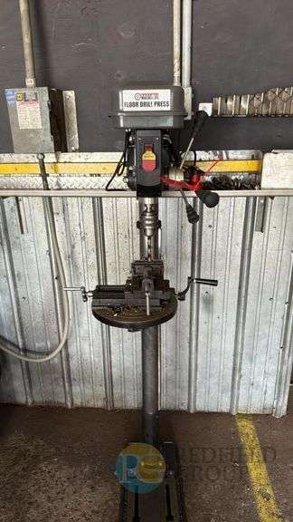 Central Machinery 61483 Floor Drill Press, 16 Speed, 360Â° Table Rotation image