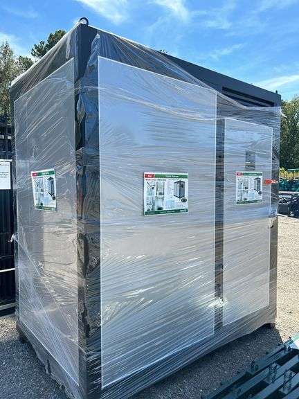 Portable Restroom Unit with Shower, Toilet, Sink & Accessories image