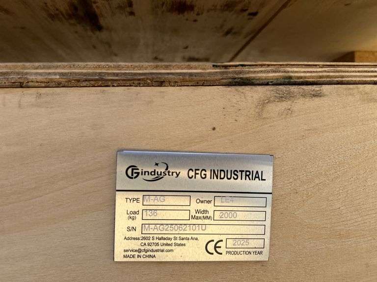 2025 CFG M-AG Skid Steer Auger - to fit min sike steer loader image