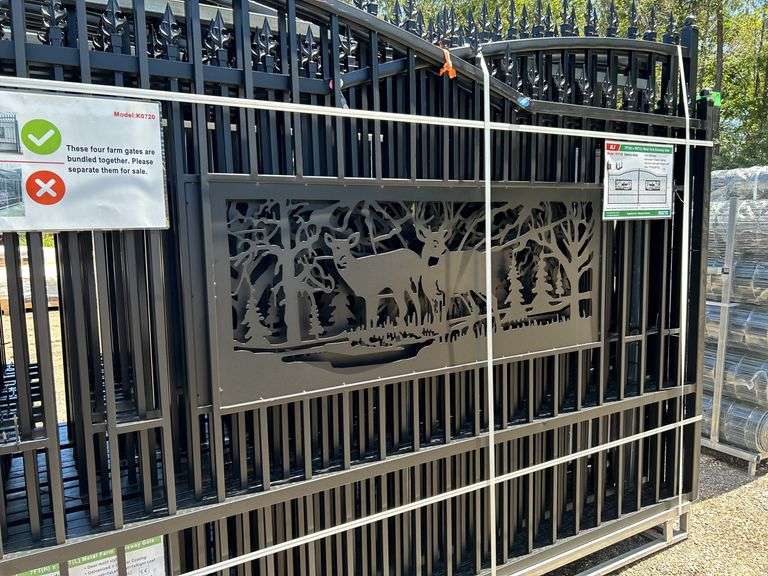 7FT(H)x 20FT(L)
Metal Farm Driveway Gate image
