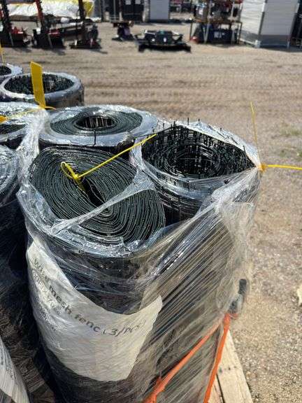 300ft - (3) 100ft Rolls of Mesh Fence image