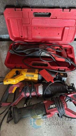 4 Reciprocating Saws - SKIL, DEWALT, Milwaukee, Corded Electric image