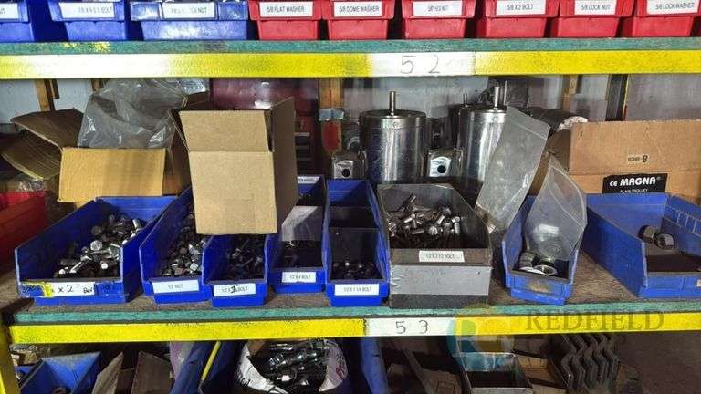 Industrial Bolts, Nuts, Hydraulic Cylinders - 1/2" Thread, Various Lengths image