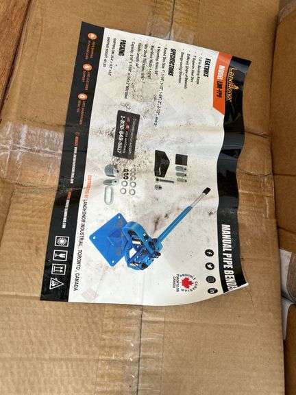 Manual Pipe Bender LHR-YP9 - 1"-3" Dies 44" Handle image