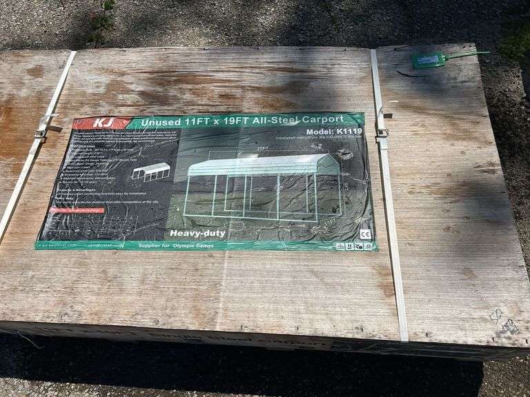 11FTx19FT All-Steel Carport image