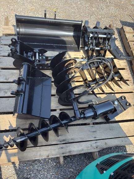 CFG Mini Excavator Attachments - Total of 9 image