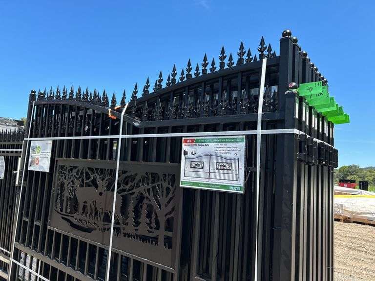 7FT(H)x 20FT(L)
Metal Farm Driveway Gate image