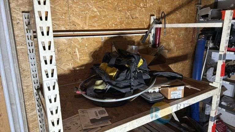 HVAC Tools and Parts Lot with Bag, Belts, Filters, Connectors image