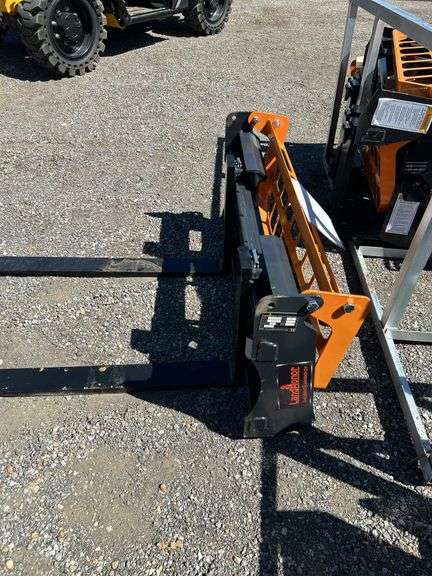 Skid Steer Pallet Fork PF-11-3500G - 4000 lbs Rating 48" Forks image